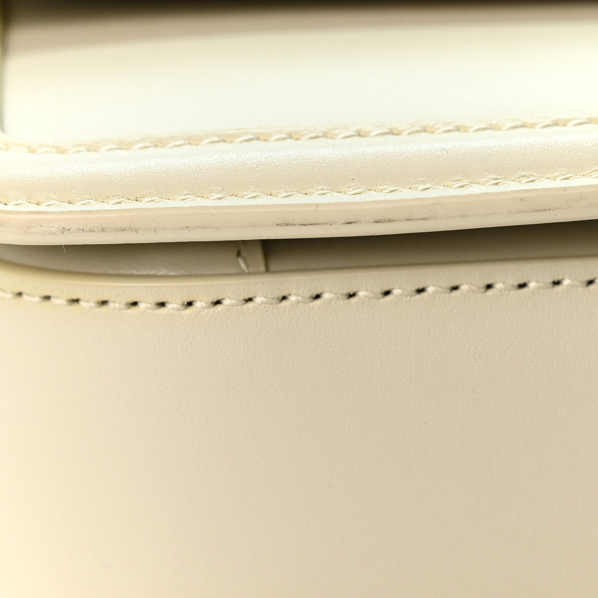 Saint Laurent Box Calfskin Monogram Medium Solferino Satchel Crema Soft 10 of 11