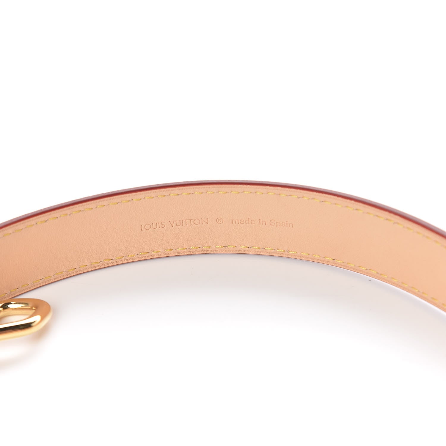Louis Vuitton Vachetta 25mm Adjustable Shoulder Strap VVN 3 of 6
