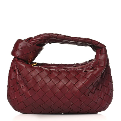 Bottega Veneta Nappa Intrecciato Mini Jodie Burgundy 1 of 10