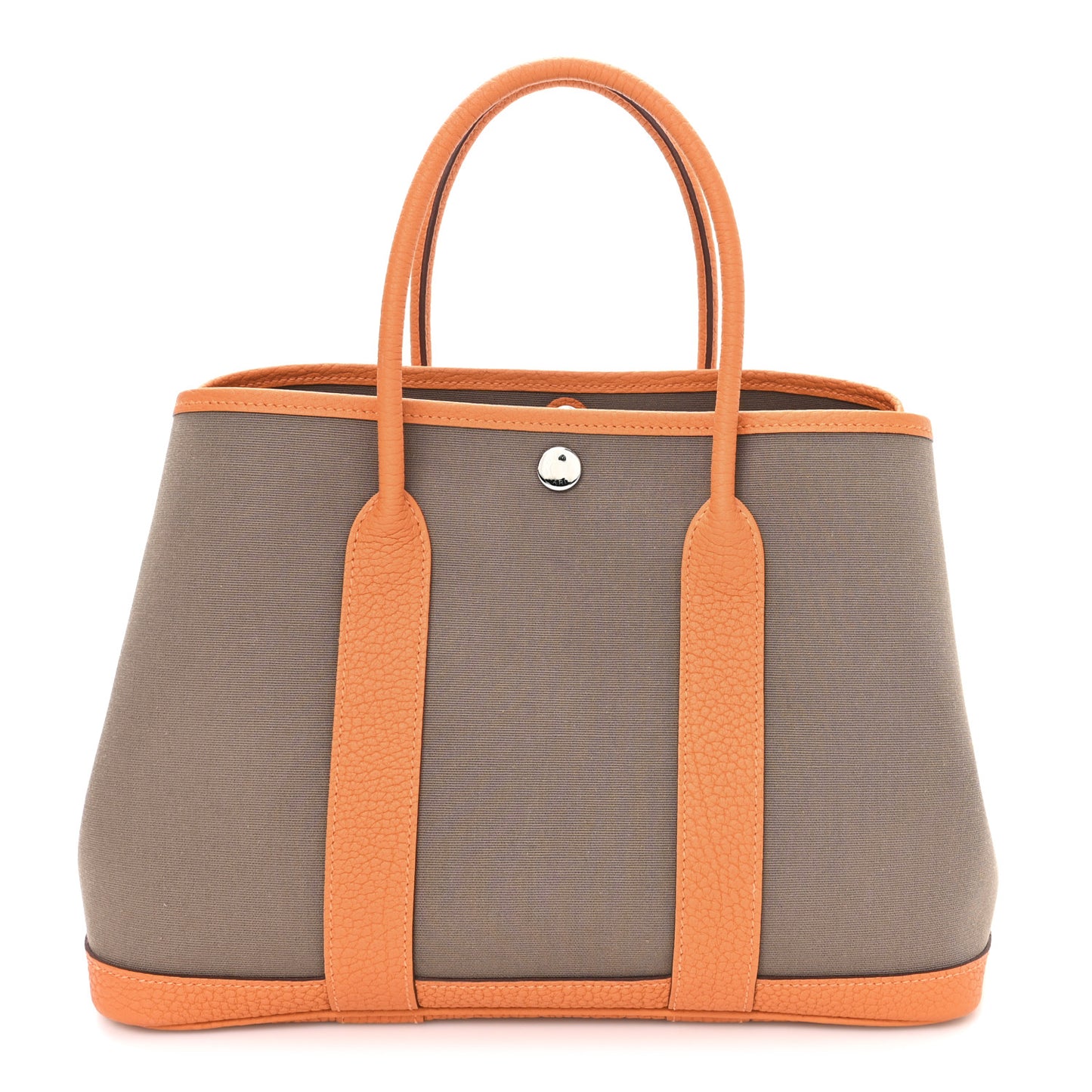 Toile Officier Negonda Garden Party Tote 30 Etoupe Orange