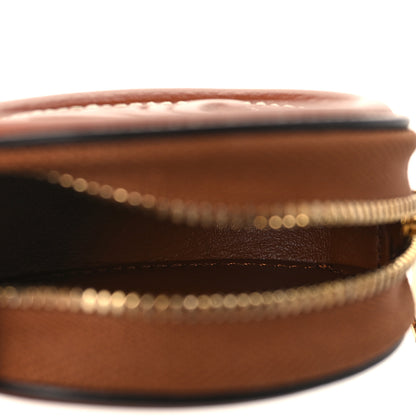 Celine Smooth Lambskin Small Triomphe Oval Coin Purse Tan 5 of 6