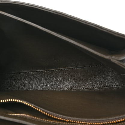 Celine Calfskin Quilted Medium C Bag Khaki 5 of 9