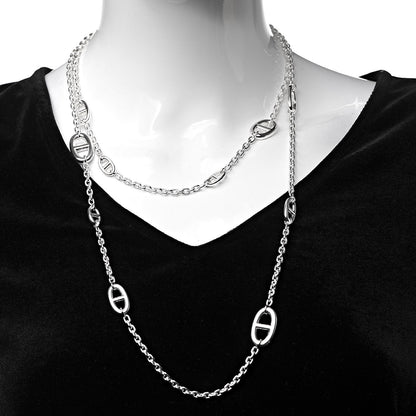 Hermes Sterling Silver Farandole Necklace 120 2 of 6