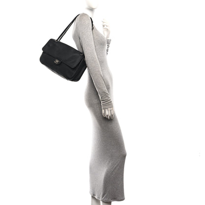 Chanel Grained Calfskin Small Souplissimo Maxi Flap Black 2 of 11