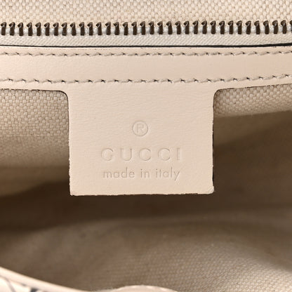 Gucci X BALENCIAGA Calfskin Matelasse Logo Print Small GG Marmont Shoulder Bag White 5 of 9