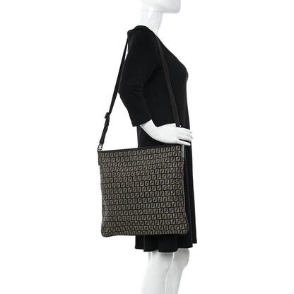 Fendi Zucchino Crossbody Bag Tobacco Brown 2 of 10