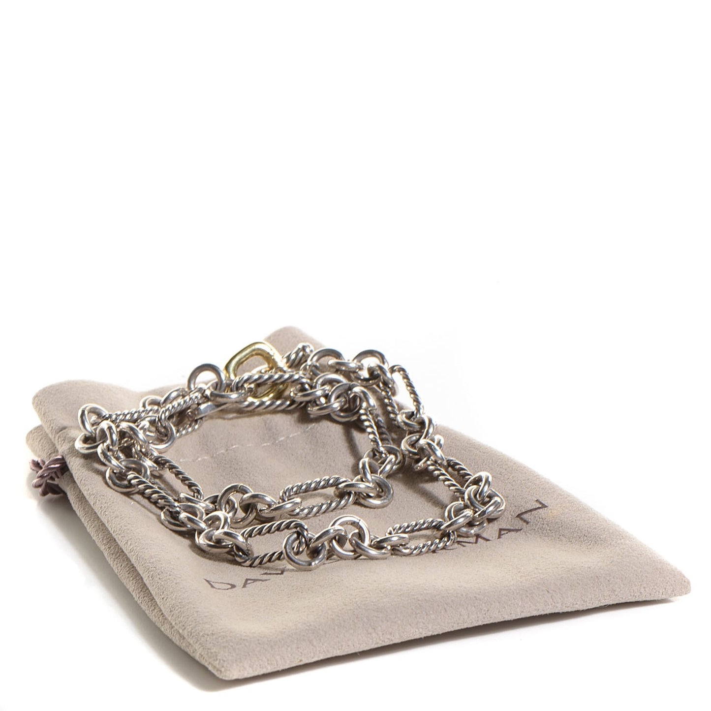 Sterling Silver 18K Gold Figaro Chain Necklace