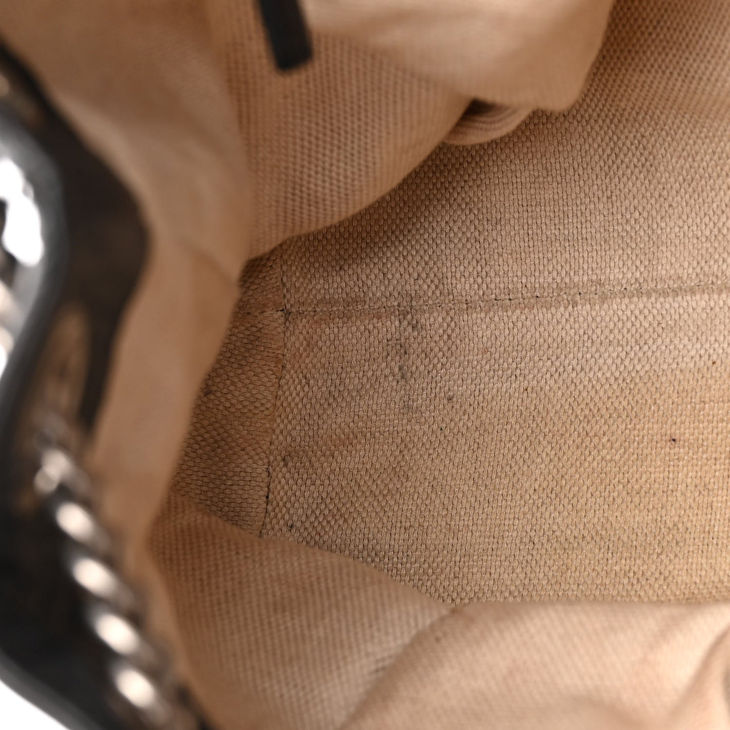 Pebbled Calfskin Studded Medium Soho Chain Shoulder Bag Black