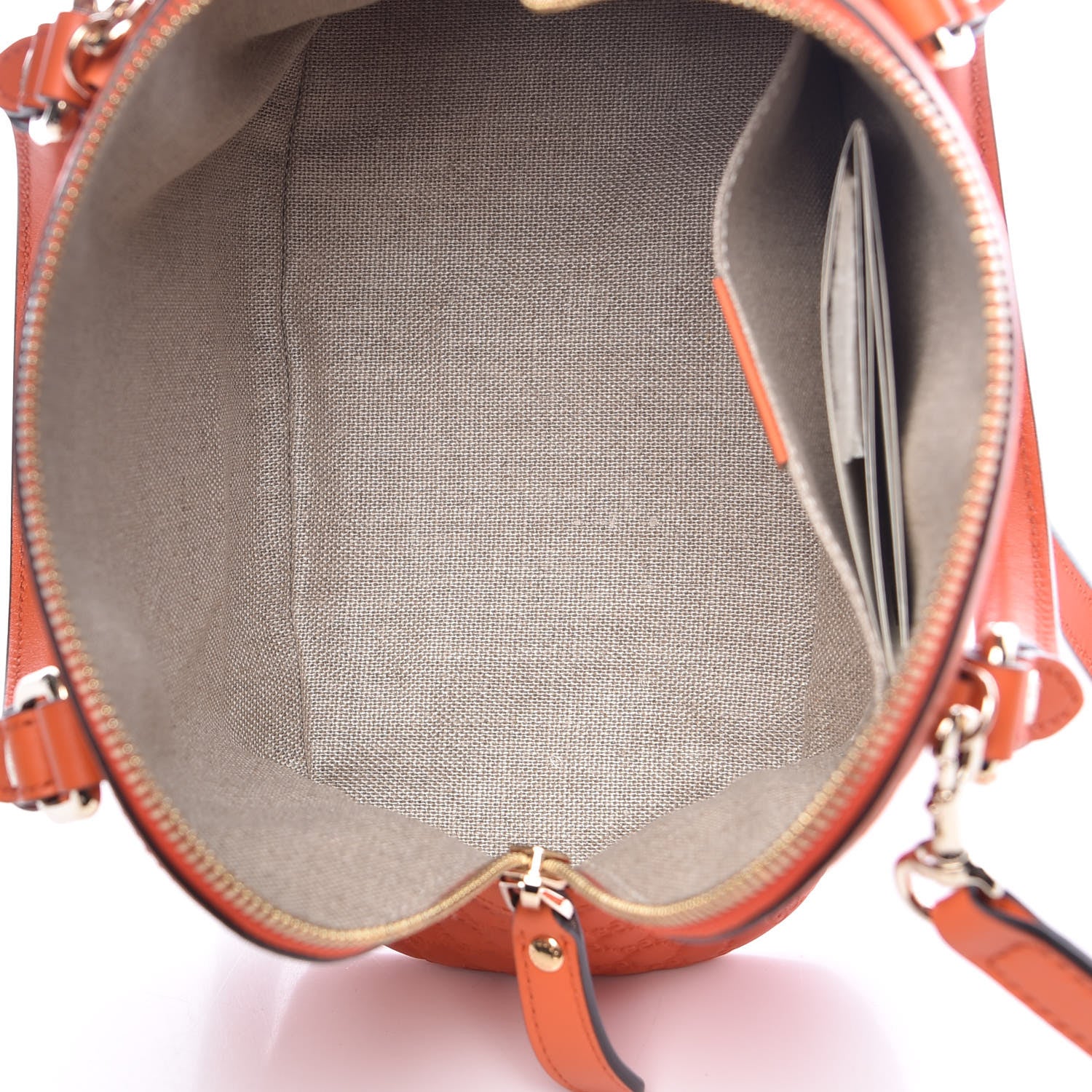Gucci Microguccissima Mini Dome Bag Sun Orange 6 of 8