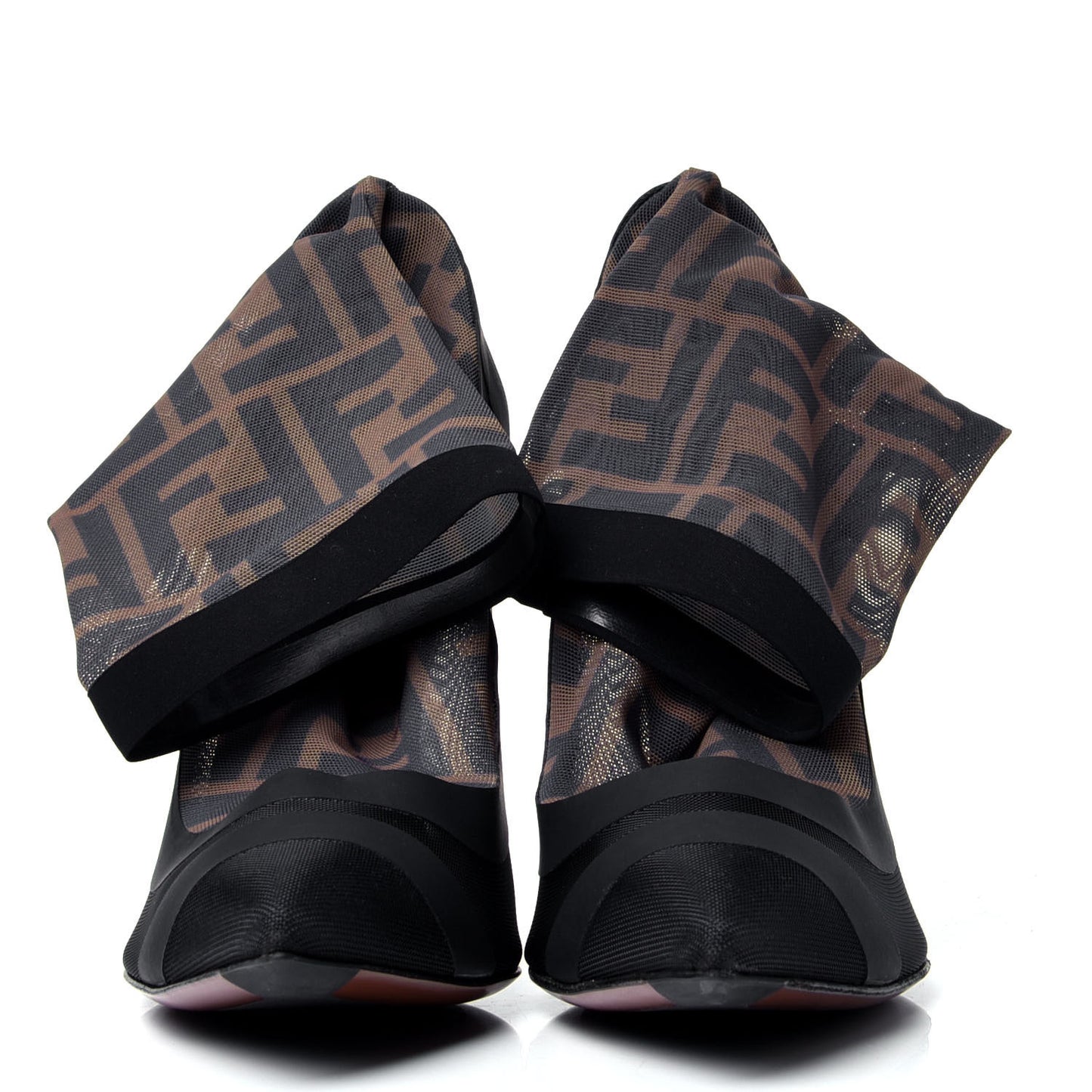 Technical Mesh FF Colibri High Heel Ankle Boots 35.5 Black Tobacco