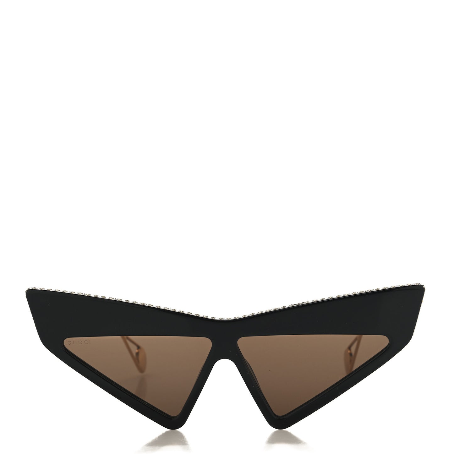 Acetate Crystal Geometric Sunglasses GG0430S Black