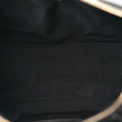 Chanel Shiny Lambskin Quilted Trendy Pockets Hobo Black 5 of 11
