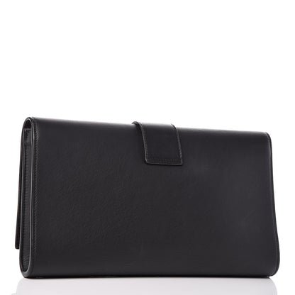 Saint Laurent Calfskin Classic Y Ligne Clutch Black 3 of 9