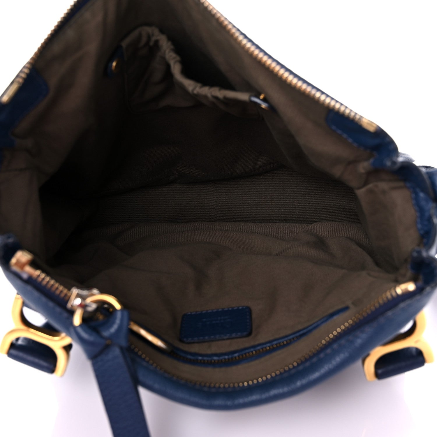 Chloe Calfskin Medium Marcie Satchel Royal Navy 5 of 19