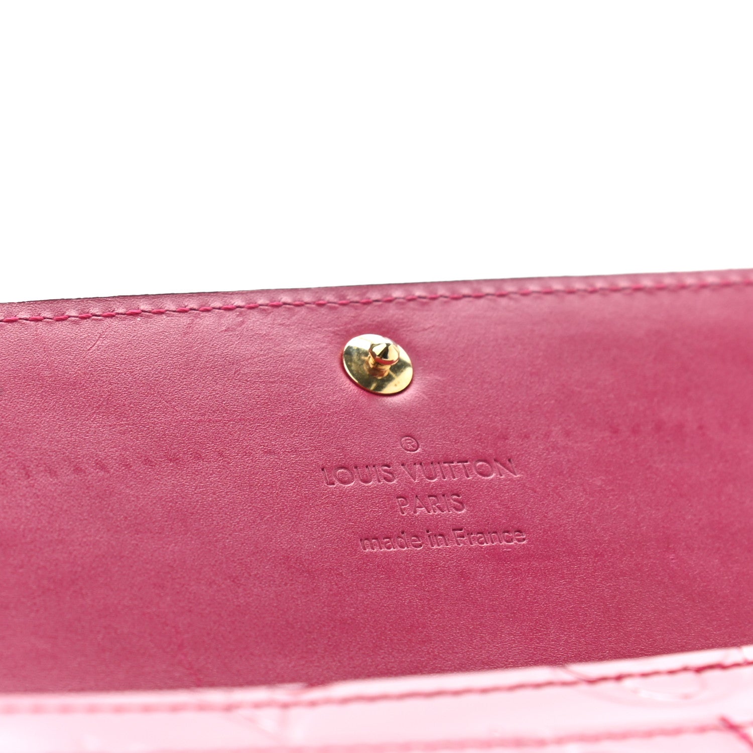 Louis Vuitton Vernis Sarah Wallet Rose Indien 8 of 9