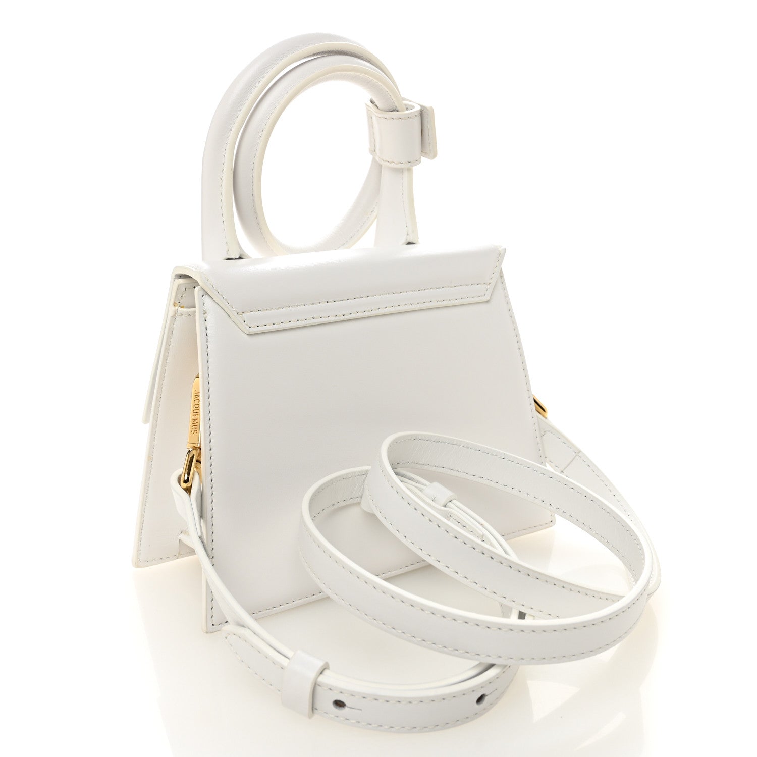Jacquemus Smooth Calfskin Le Chiquito Noeud White 3 of 11