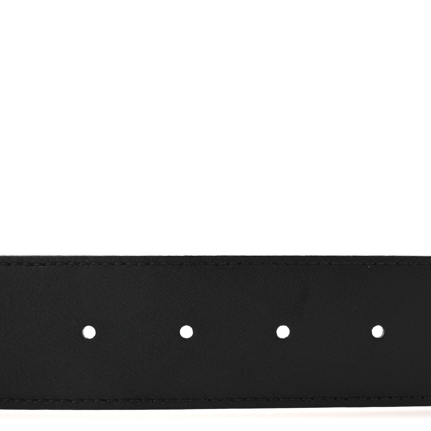 Gucci Azalea Calfskin Enamel Monochrome Double G 40mm Belt 90 36 Black 4 of 6
