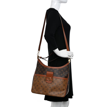 Louis Vuitton Reverse Monogram Dauphine Hobo MM 2 of 9