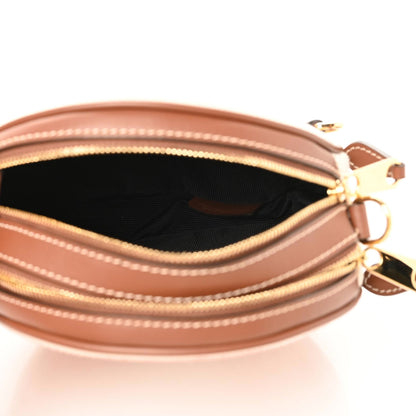 Burberry Canvas Calfskin Louise Bag Natural 7 of 9
