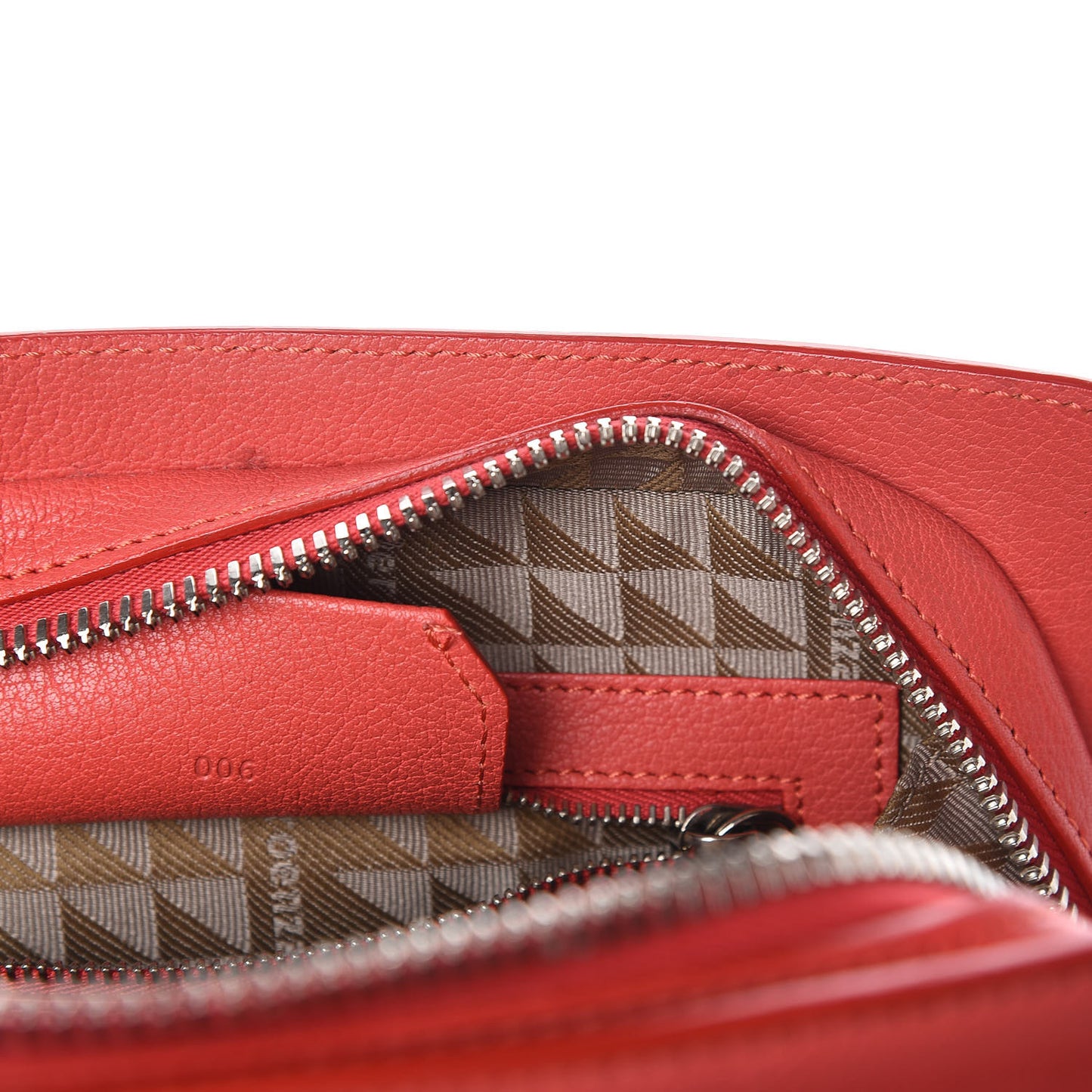 Calfskin PS13 Clutch Poppy