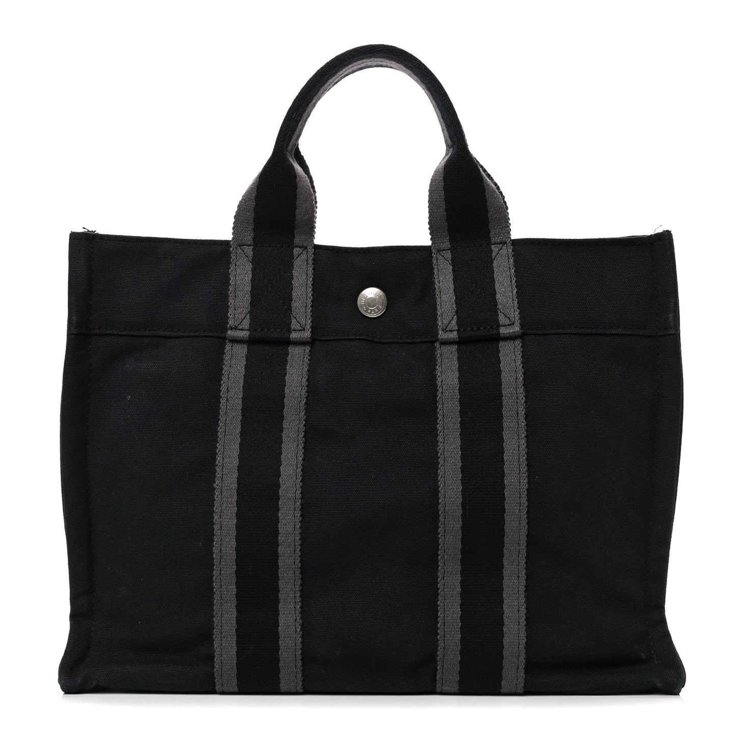 Canvas Herline PM Tote Black