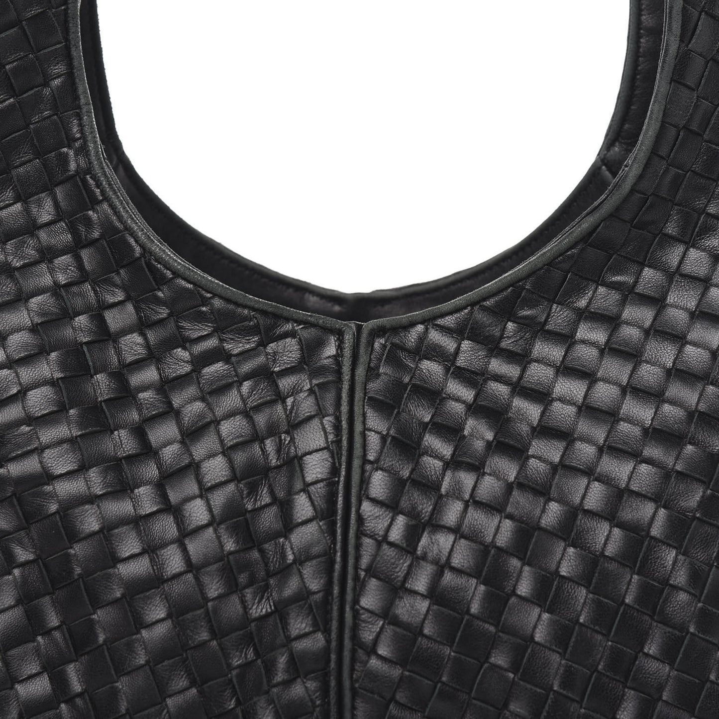 Nappa Intrecciato Ball Hobo Black