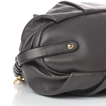 Prada Soft Calf Shoulder Bag Cenere 8 of 11