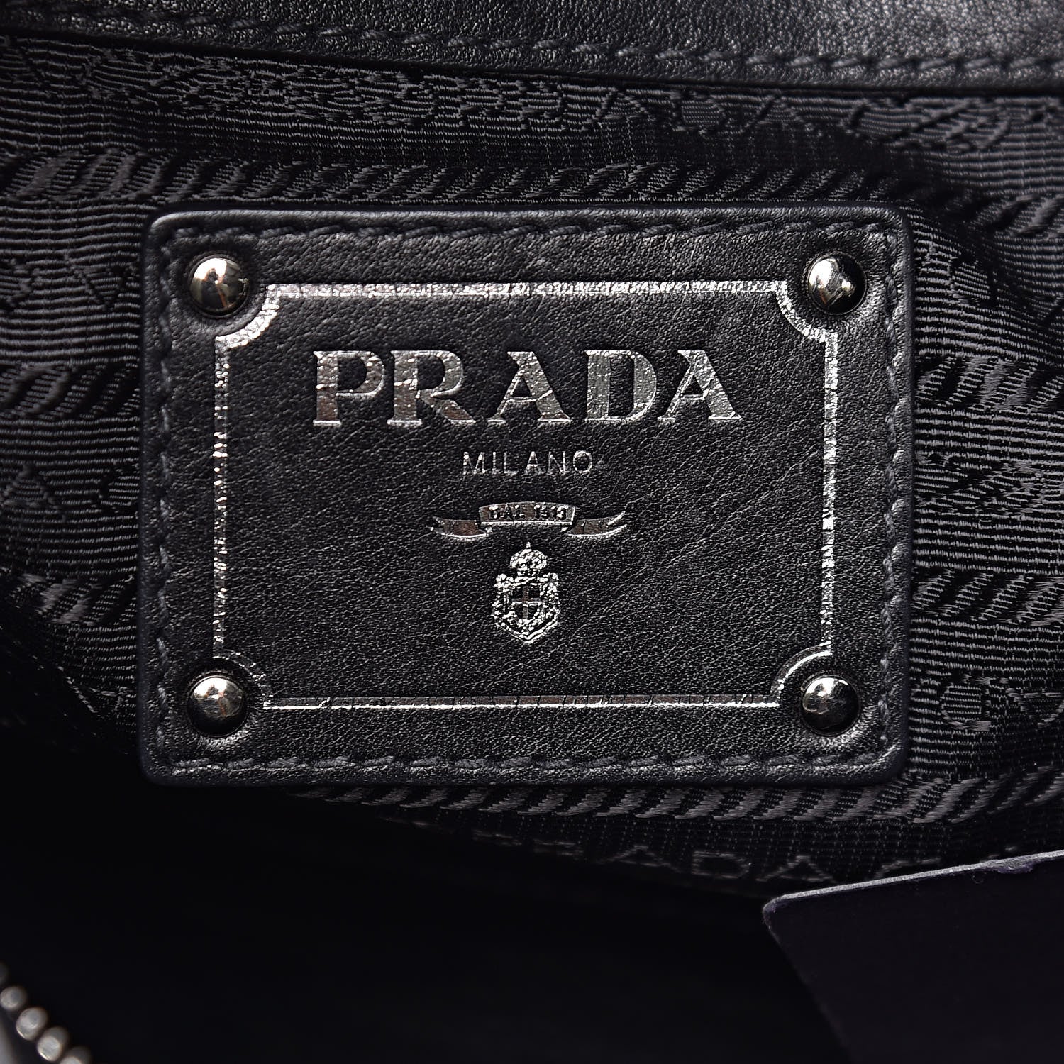 Prada Soft Calf Hobo Black 6 of 14