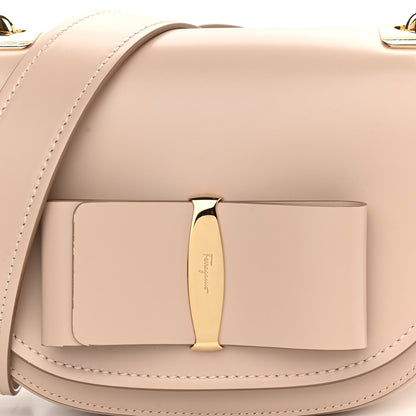 Salvatore Ferragamo Smooth Calfskin Small Anna Shoulder Bag New Bisque 7 of 10