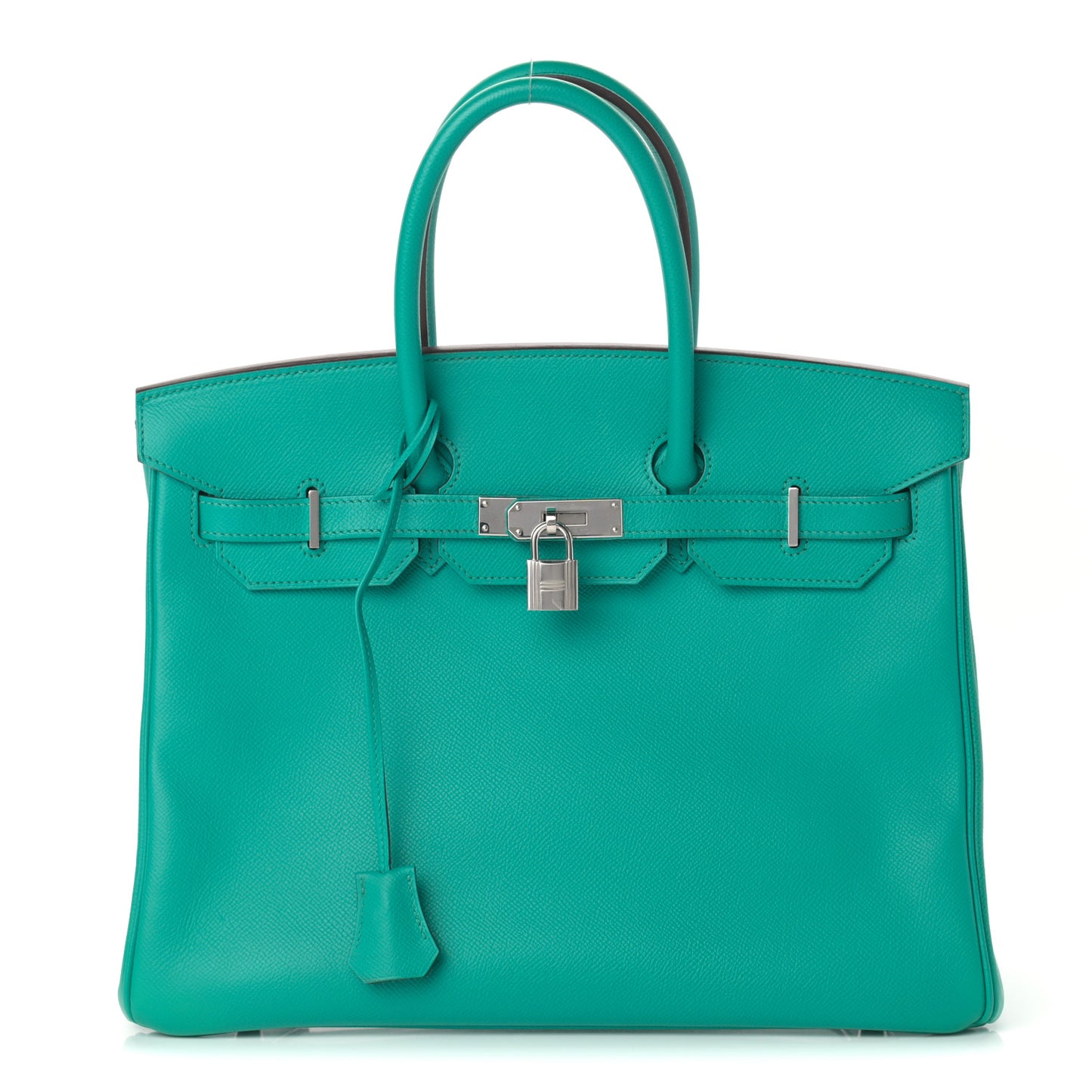 Epsom Birkin 35 Bleu Paon