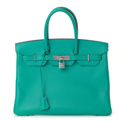Hermes Epsom Birkin 35 Bleu Paon 1 of 9