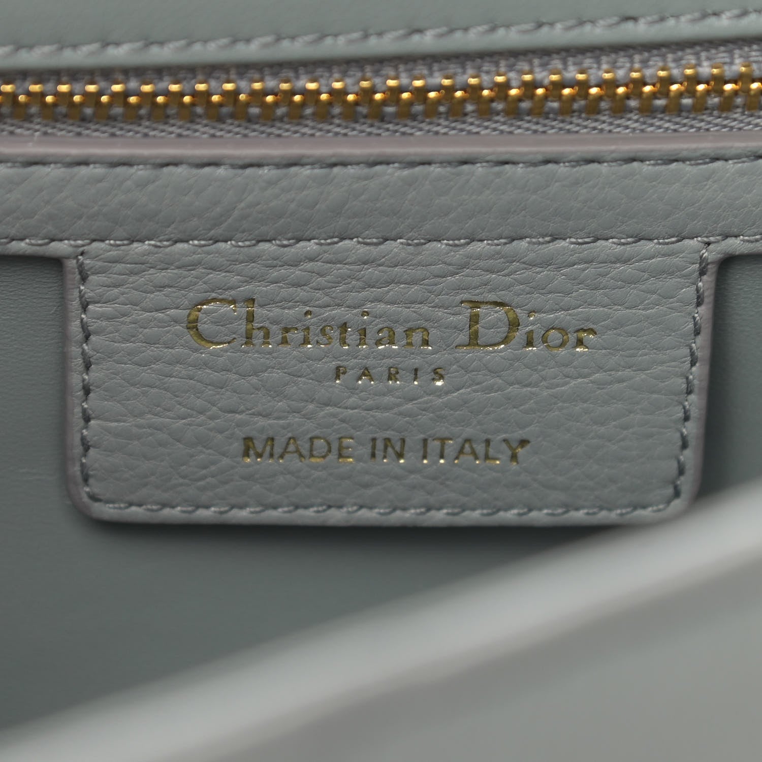 Christian Dior Lambskin Cannage Large Caro Bag Grey 6 of 9