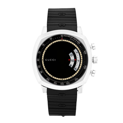 Gucci Stainless Steel Rubber 40mm Grip Quartz Watch Black 1 of 5