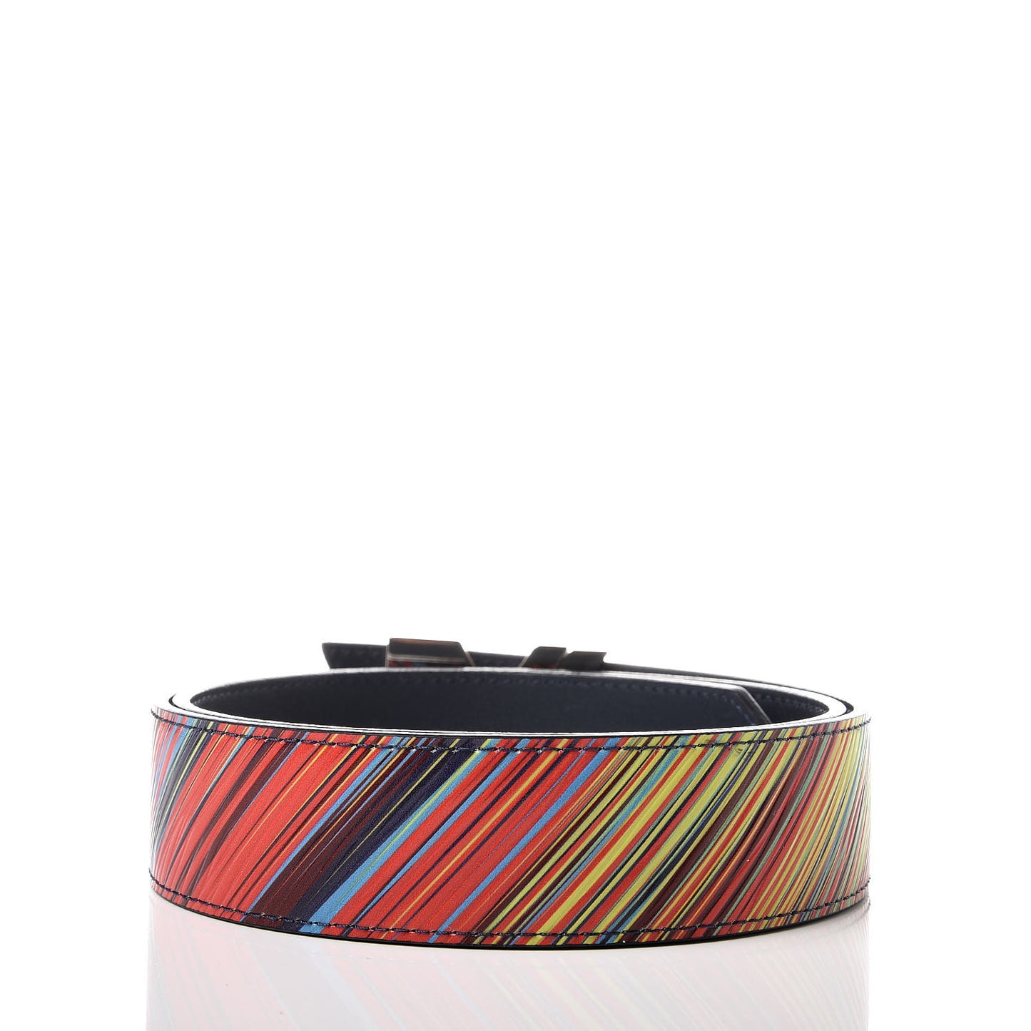 Epi Tropical Printed Essential V 35MM Belt Vert Rouge