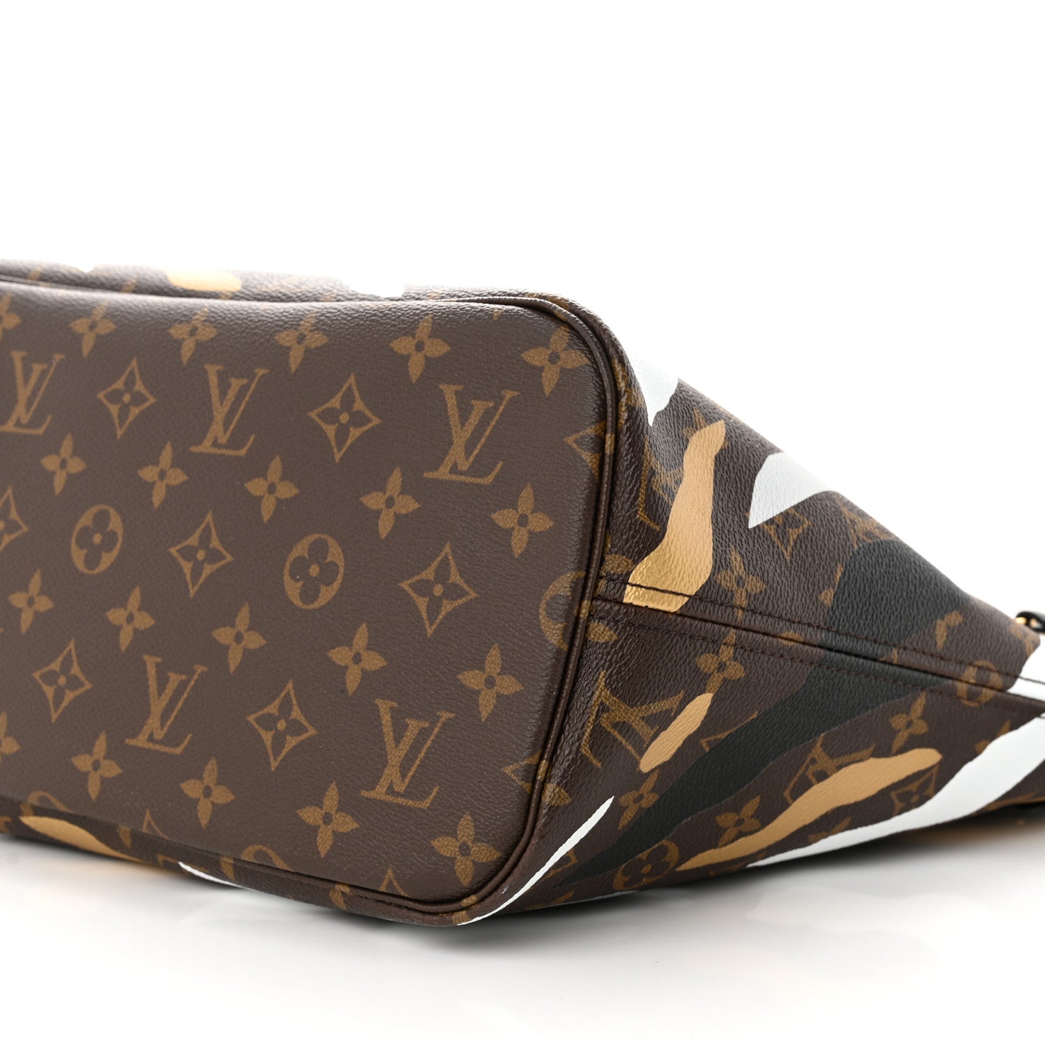 Louis Vuitton X LOL Monogram Neverfull MM Gold Silver 10 of 10