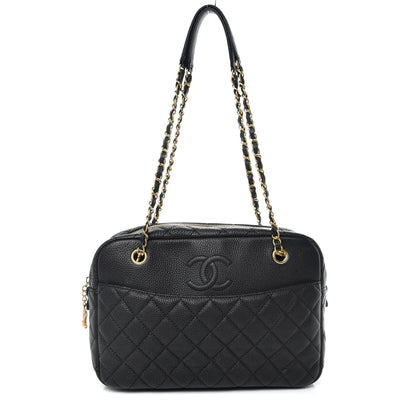 Chanel Caviar Quilted Camera Case Black 1 of 9