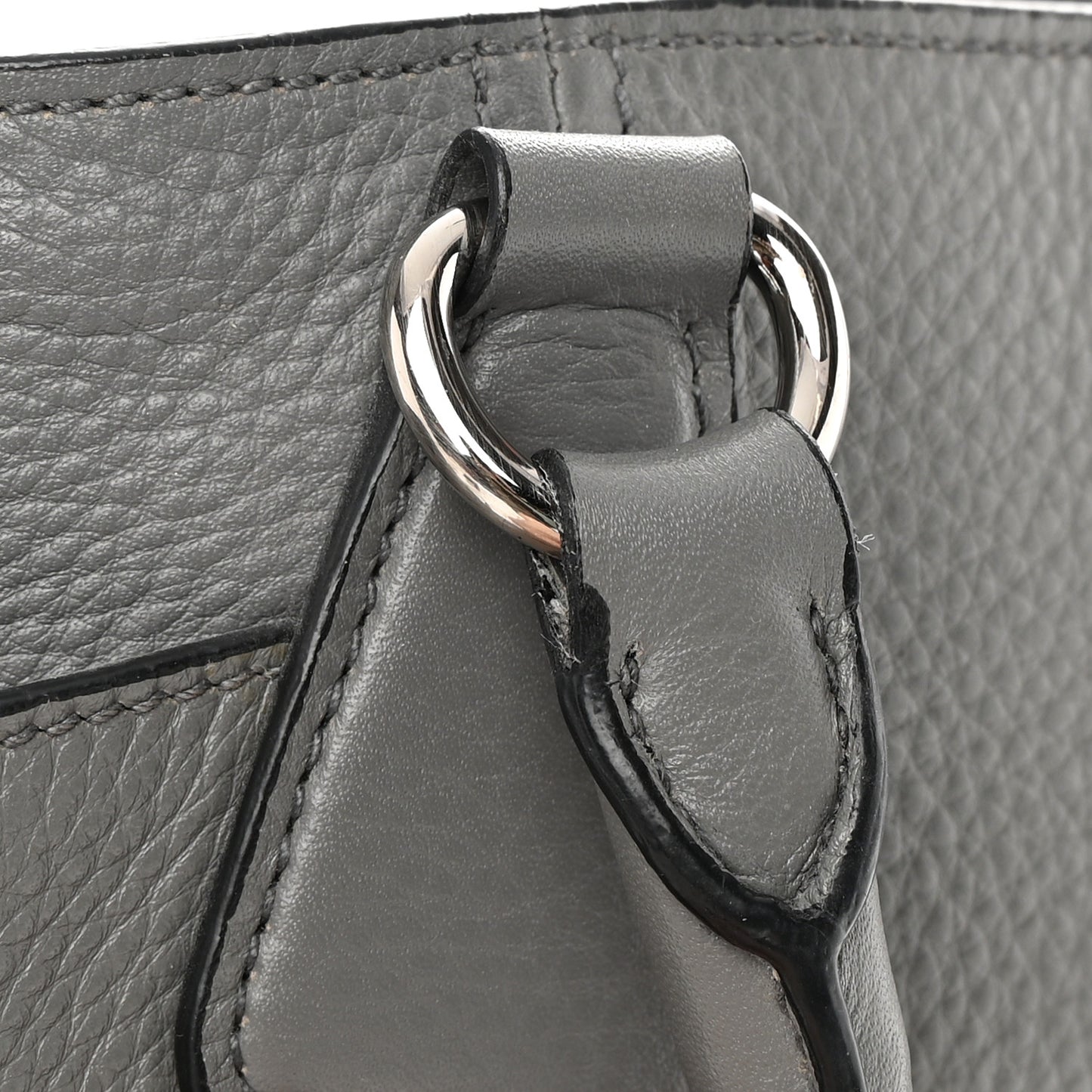 Vitello Daino Side Pocket Tote Marmo