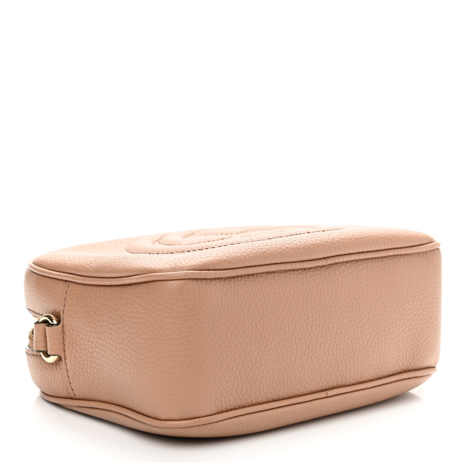 Gucci Pebbled Calfskin Small Soho Disco Bag Camelia 4 of 10