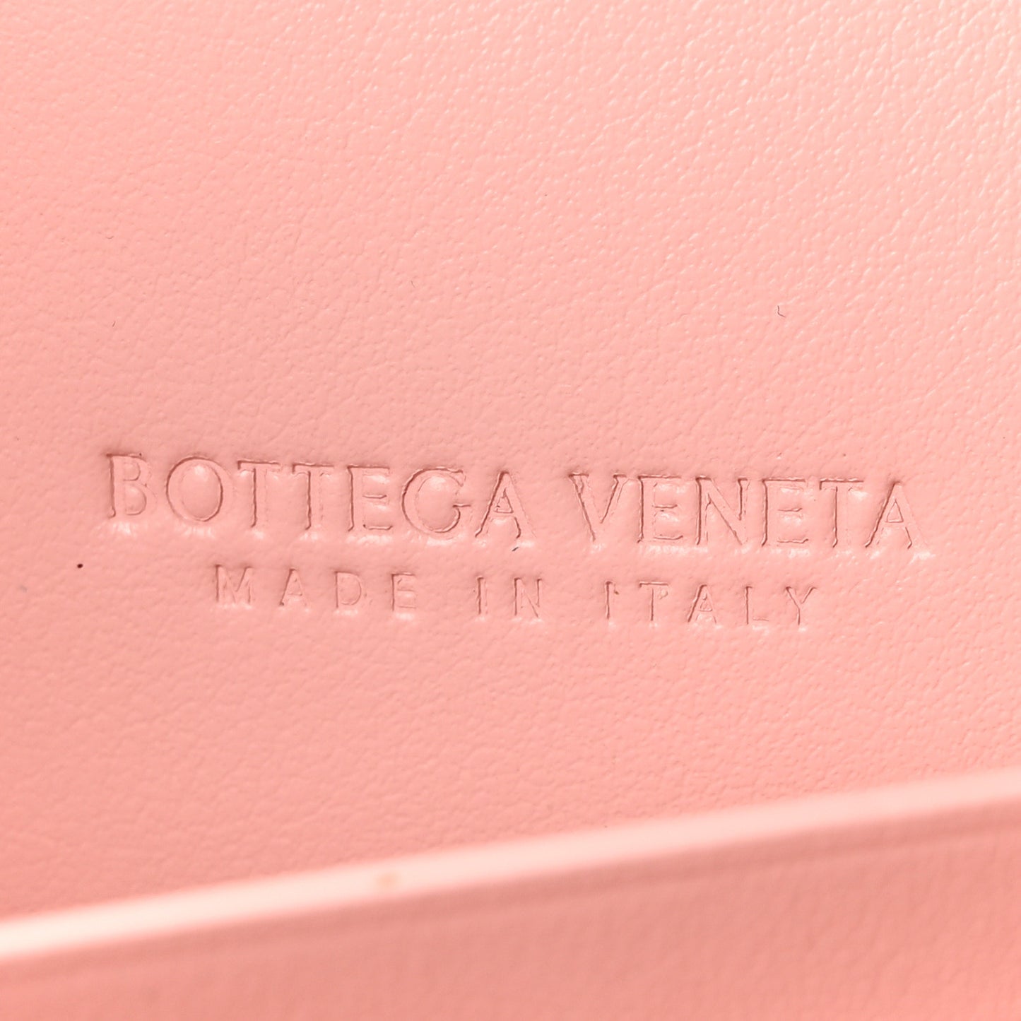 Nappa Intrecciato Long Andiamo Top Handle Clutch Rose