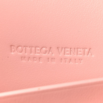 Bottega Veneta Nappa Intrecciato Long Andiamo Top Handle Clutch Rose 6 of 9