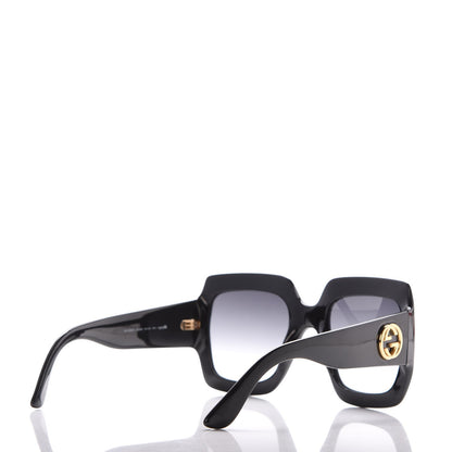 Gucci Acetate Square Frame Sunglasses GG0053S Black 3 of 8