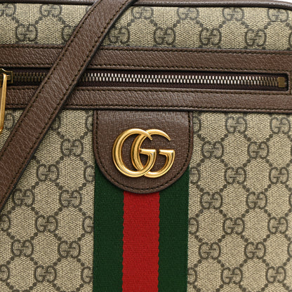 Gucci GG Supreme Monogram Web Small Ophidia Messenger Bag Brown 8 of 11