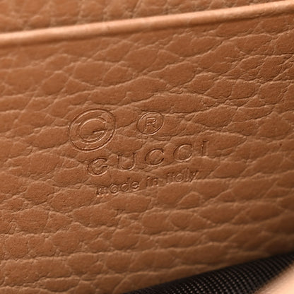 Gucci Dollar Calfskin Interlocking G Chain Wallet Camelia 6 of 10