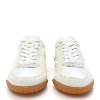 Chanel Calfskin Suede Womens CC Sneakers 40 White 3 of 10