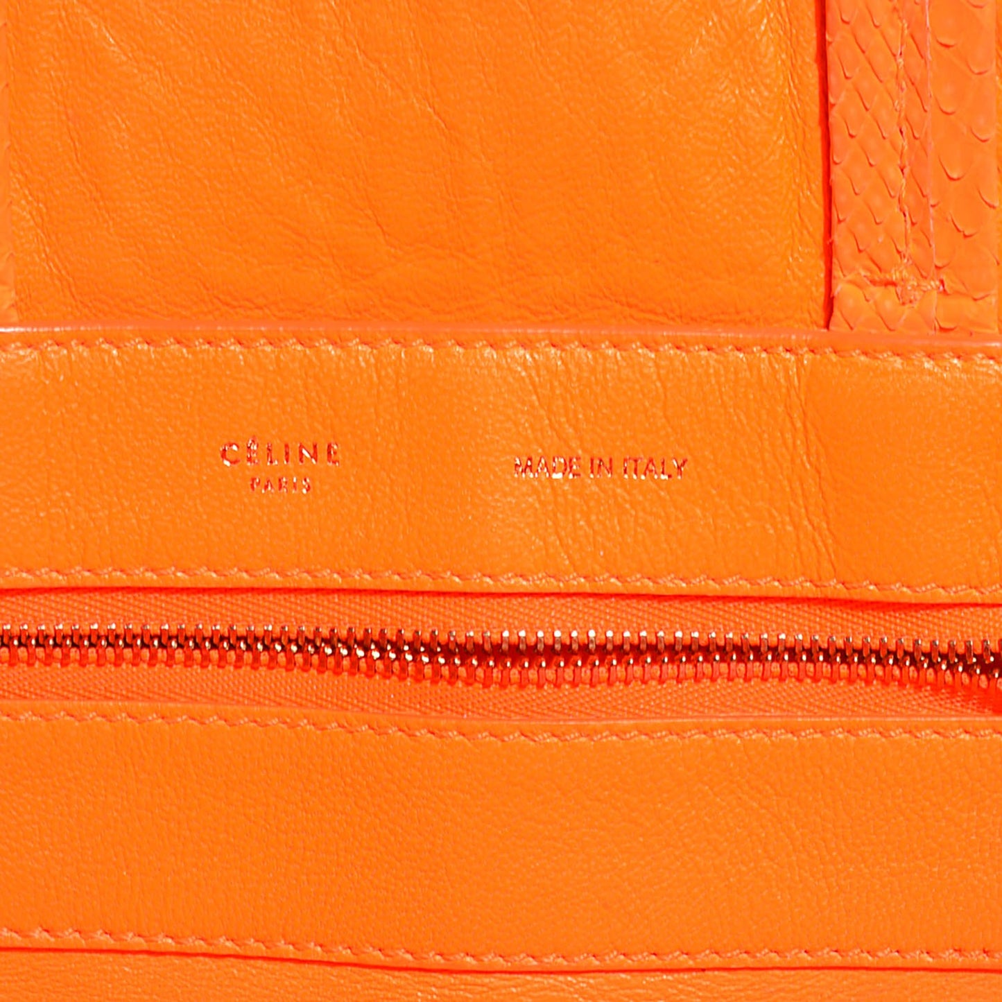 Python Vertical Cabas Fluo Orange