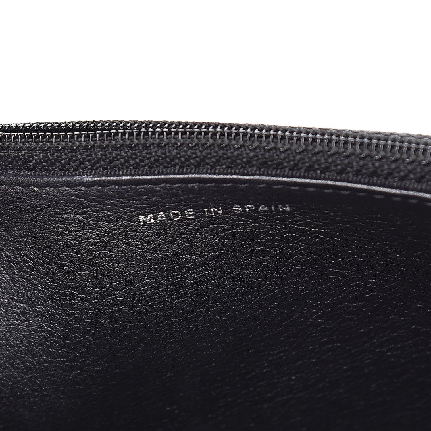 Chanel Striated Patent Quilted Wallet on Chain WOC Black 7 of 12