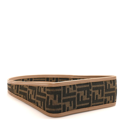 Fendi Fabric Jacquard Vitello Grace FF 1974 Mini Fendessence Shoulder Bag Tobacco Moro Ebano 4 of 11