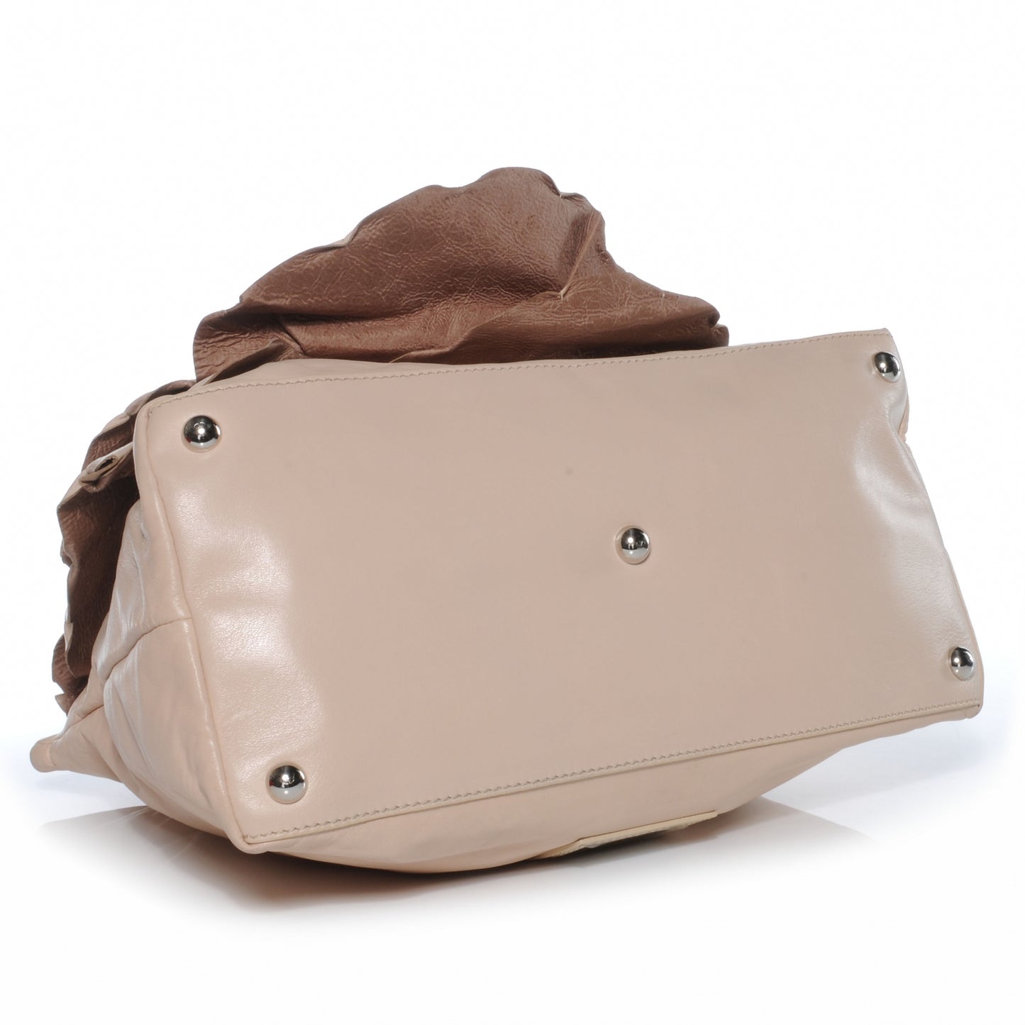 Nappa Raised Rose Petalee Tote Blush
