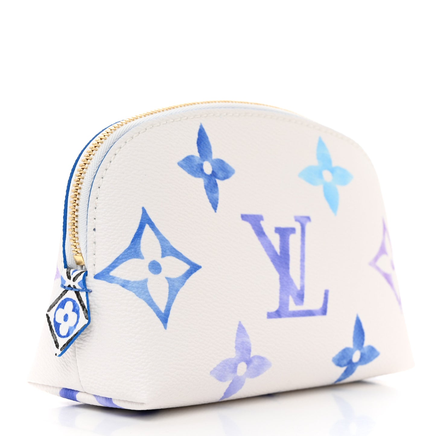 Monogram Giant By The Pool Cosmetic Pouch PM Blue