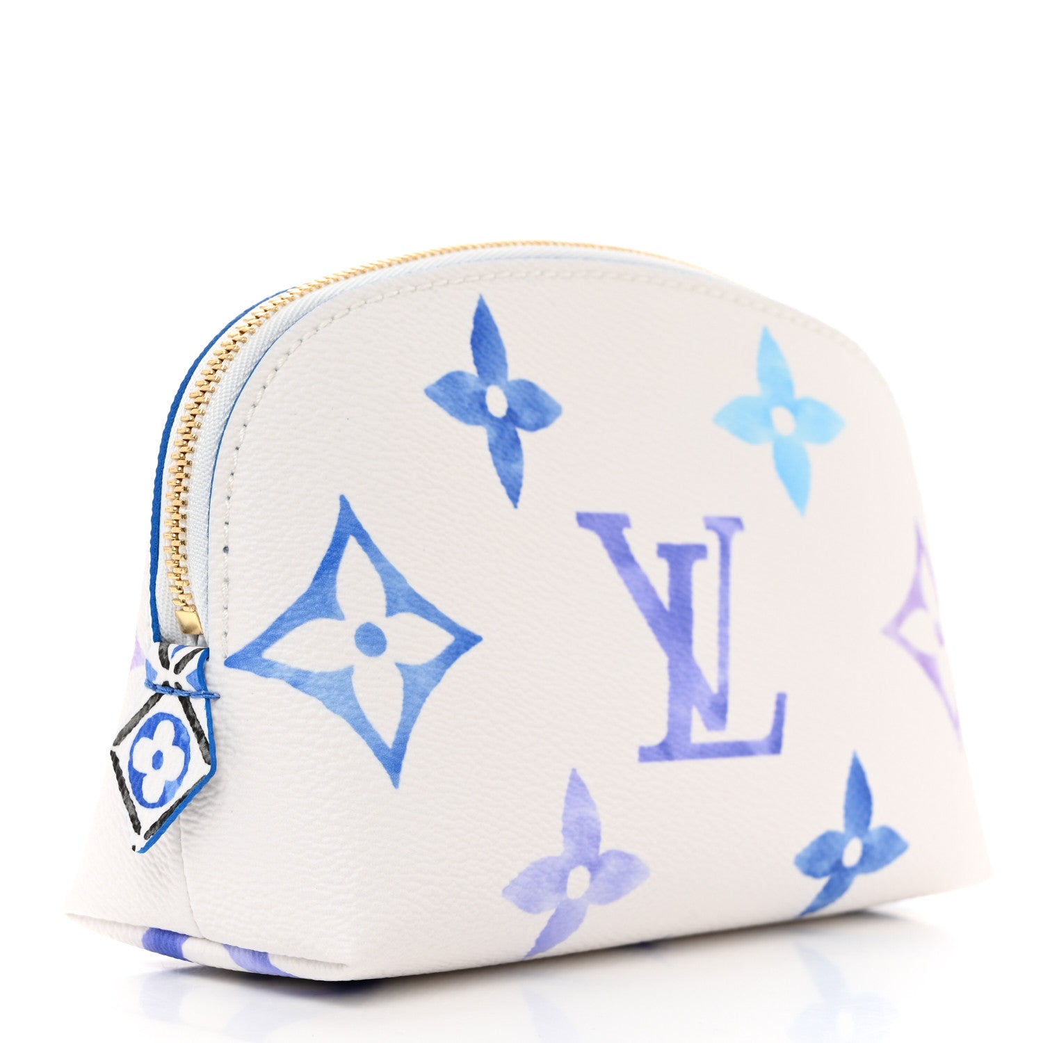 Louis Vuitton Monogram Giant By The Pool Cosmetic Pouch PM Blue 3 of 7